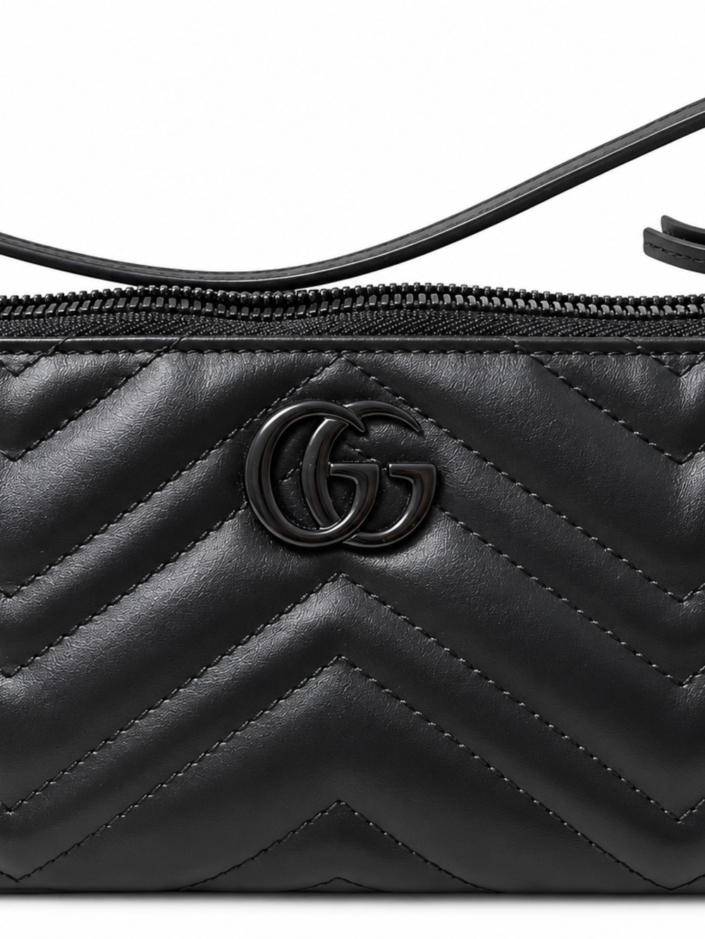 Gucci Authentic Black GG Marmont Sling Shoulder Bag new never worn